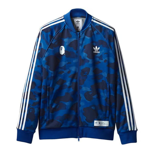 BAPE X adidas adicolor 运动夹克 (蓝色)