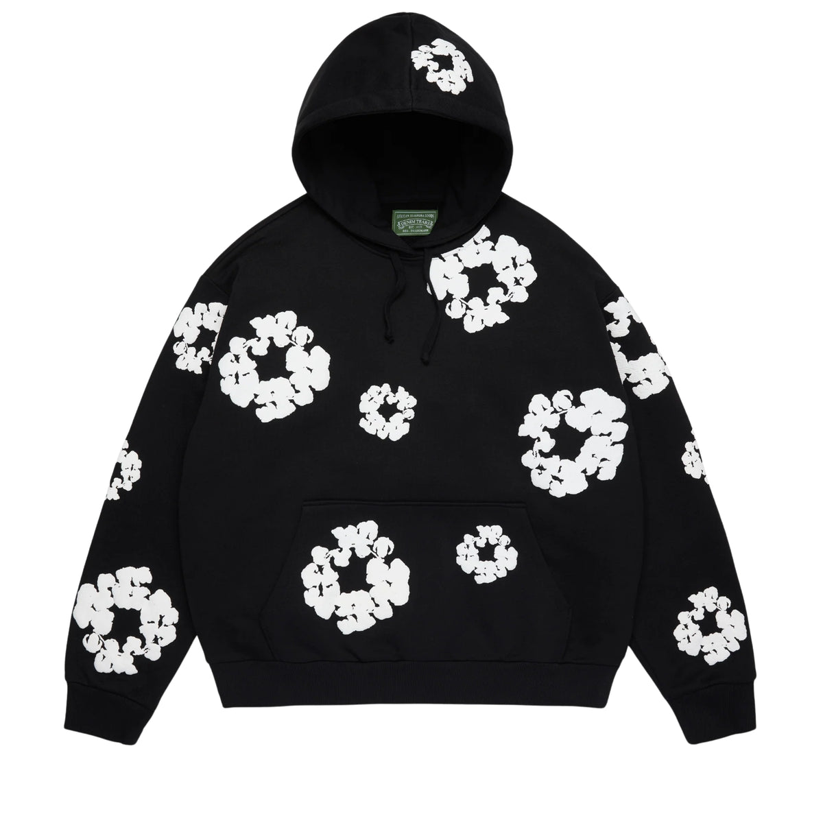 Denim Tears Cotton Wreath Hoodie (BLACK)
