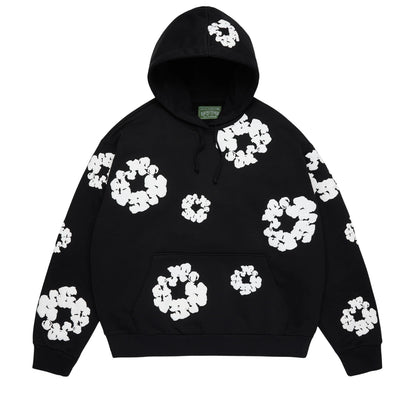 Denim Tears Cotton Wreath Hoodie (BLACK)