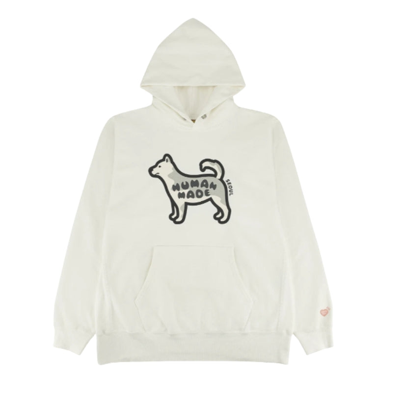 Human Made Stores Exclusive Animal Offline Store Seoul Hoodie (WHITE)