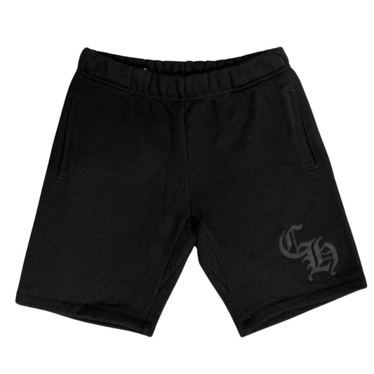 Chrome Hearts CH Logo 7/11 Sweat Shorts (BLACK)
