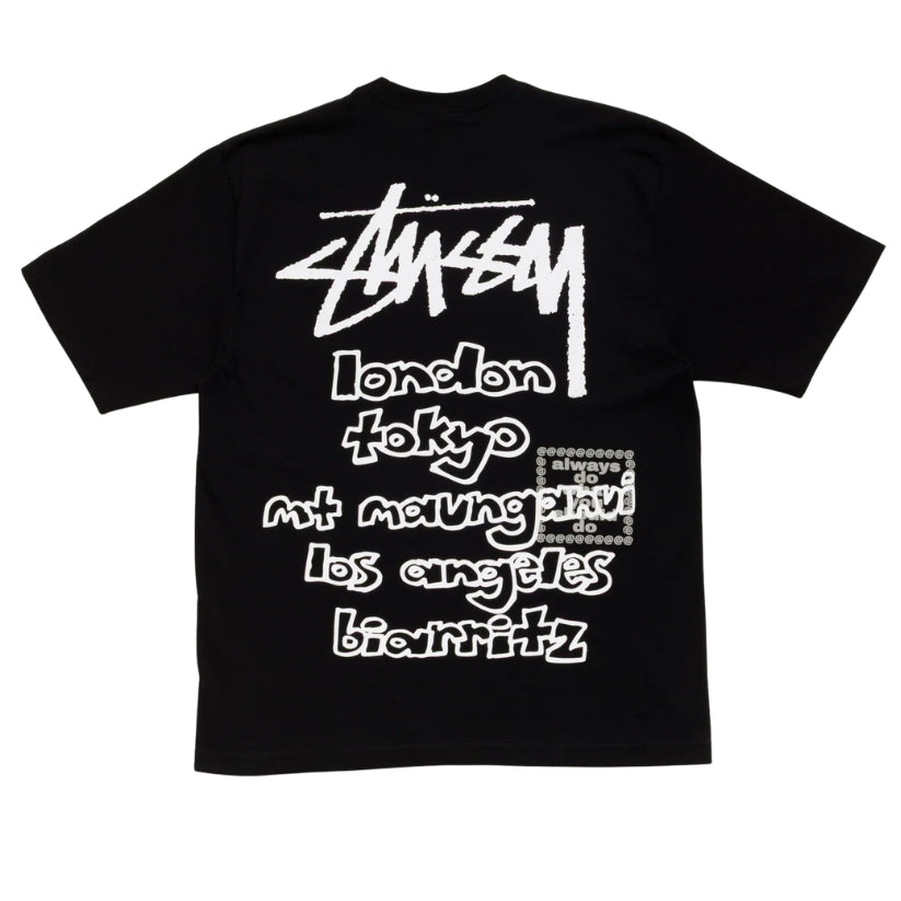 Stussy x Always Tee World Tour (BLACK)