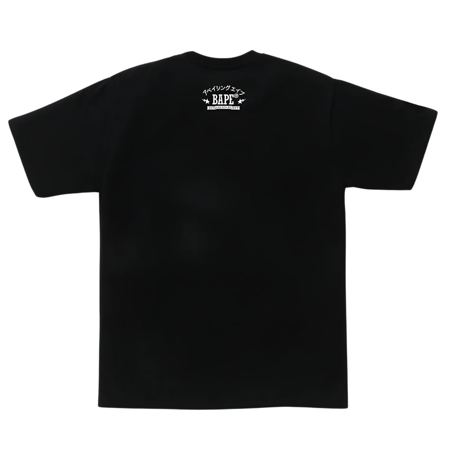 BAPE ABC Camo Japan Big Ape Head Tee (BLACK/BLUE)