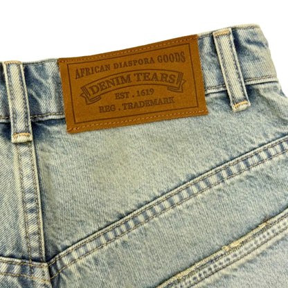 Denim Tears Cotton Wreath Denim Shorts (DIRTY WASH)