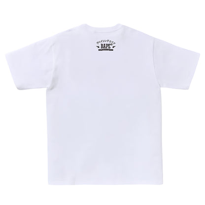 BAPE ABC Camo Japan Big Ape Head Tee (WHITE/BLUE)
