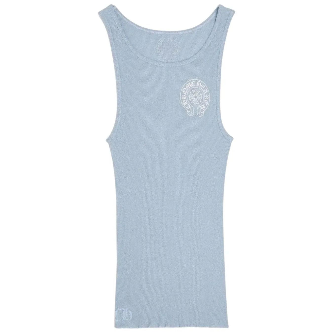 Chrome Hearts Baby Blue Rib Tank (BLUE)