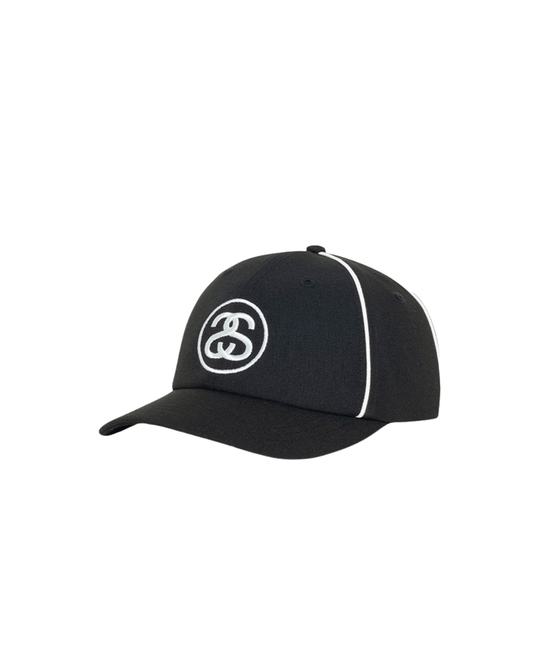 Stussy Low Profile Constrast Piping Strapback (BLACK)