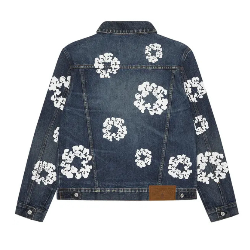Denim Tears Cotton Wreath Denim Jacket (DARK WASH)