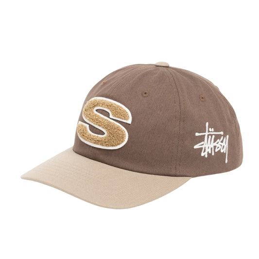 Stussy Low pro Chenille S Snapback (BROWN)