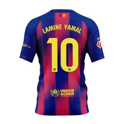 FC Barcelona X Edsheeran Limited Edition Match Home 2025/26 Jersey (LAMINNE YAMAL)