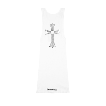Chrome Hearts Cross T Bar Tank Top (WHITE)