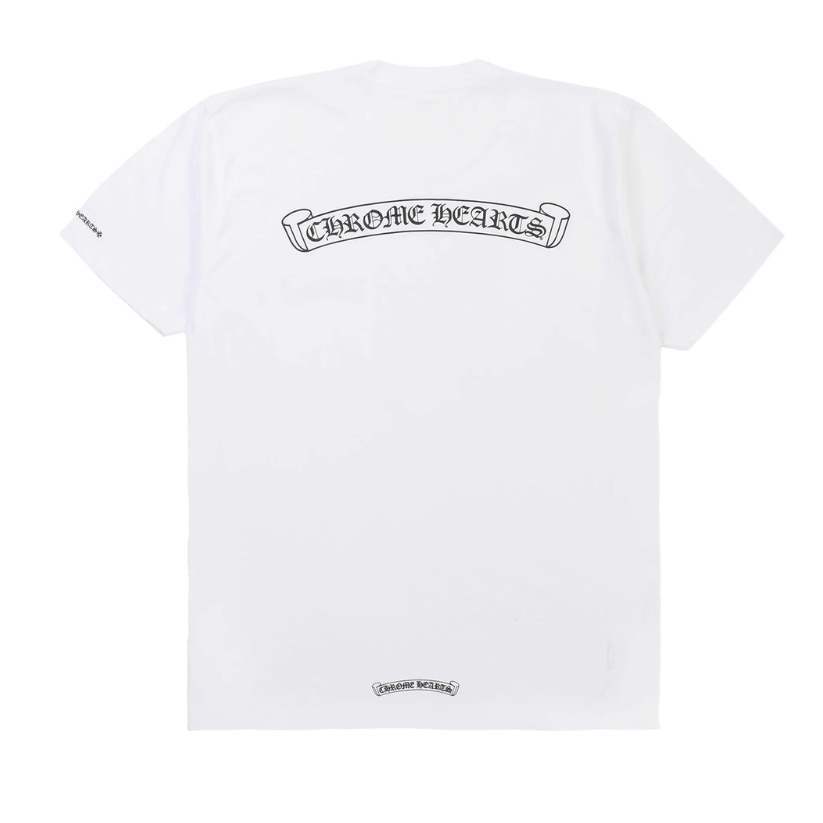 Chrome Hearts Scroll Logo T-Shirt (WHITE)