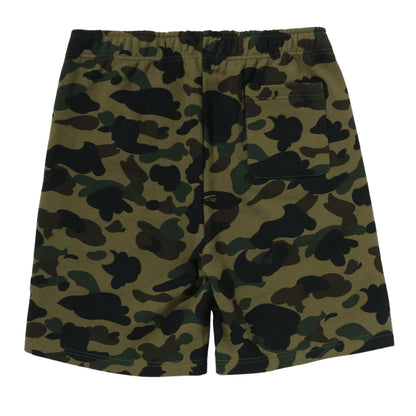 BAPE 1st Camo Shark Sweat Shorts (GREEN)