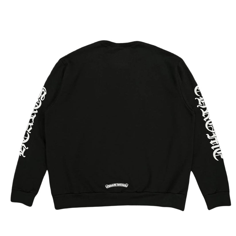Chrome Hearts Neck Logo Crewneck (BLACK)