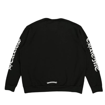 Chrome Hearts Neck Logo Crewneck (BLACK)