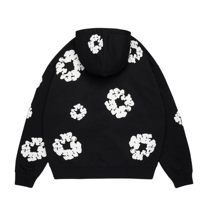 Denim Tears Cotton Wreath Hoodie (BLACK)