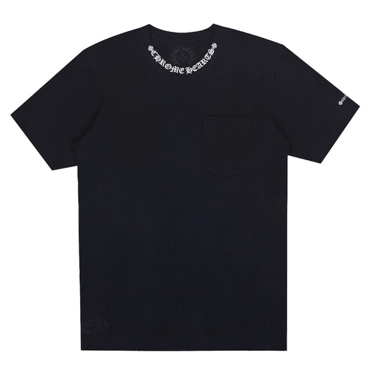 Chrome Hearts Neck Logo T-Shirt (BLACK)