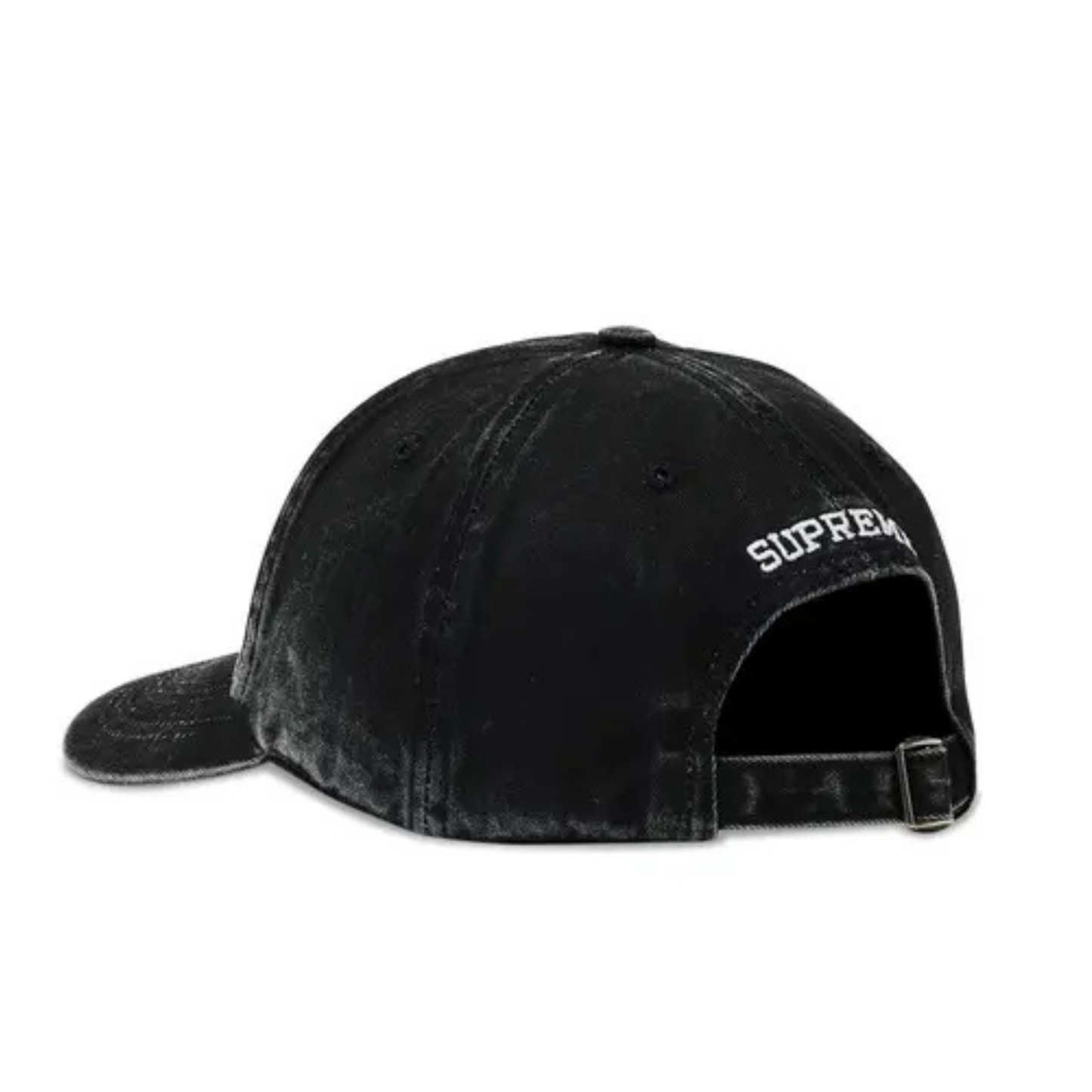 Supreme Pigment Coated S Logo 6-Panel (BLACK)