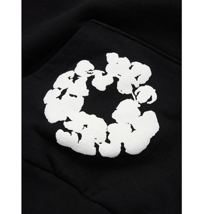 Denim Tears Cotton Wreath Hoodie (BLACK)