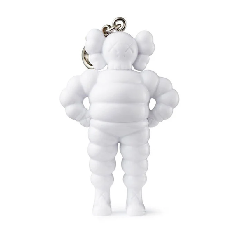 KAWS Tokyo First Chum Keychain Set (2021) Clear/White/Black/Yellow/Pink