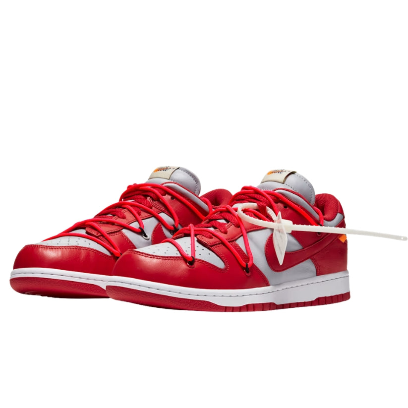 Nike Dunk Low x Off-White (UNIVERSITY RED)