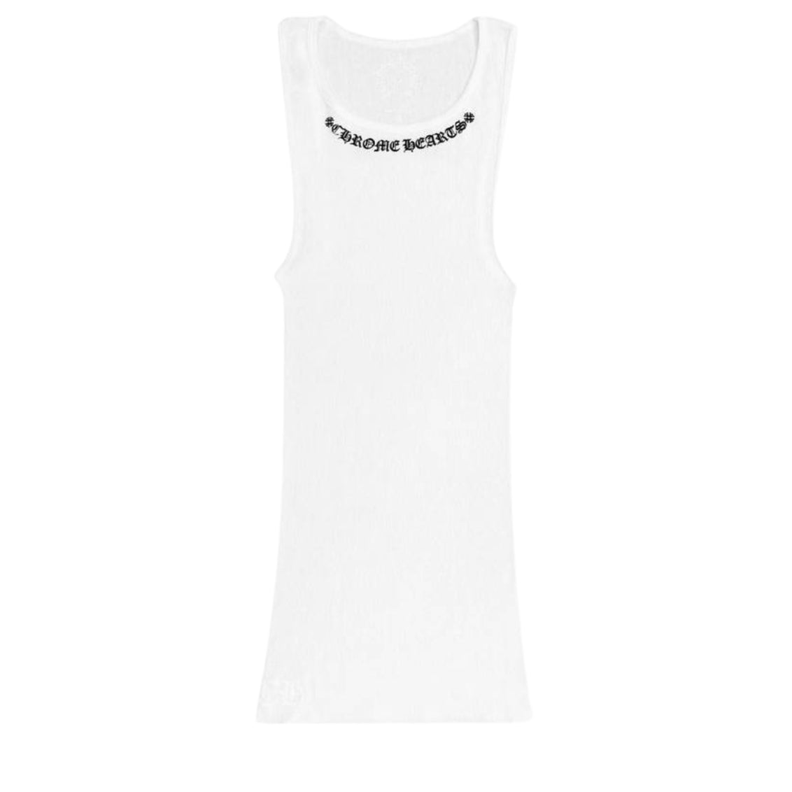 Chrome Hearts Neck Logo Tank Top (WHITE)