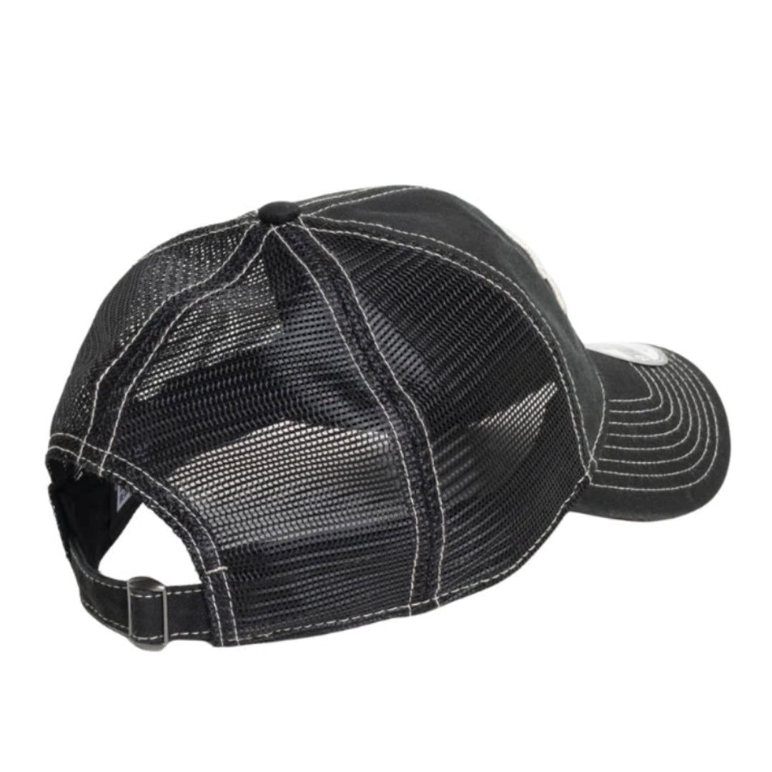 Stussy X New Era 9twenty Washed Basic Trucker (BLACK)