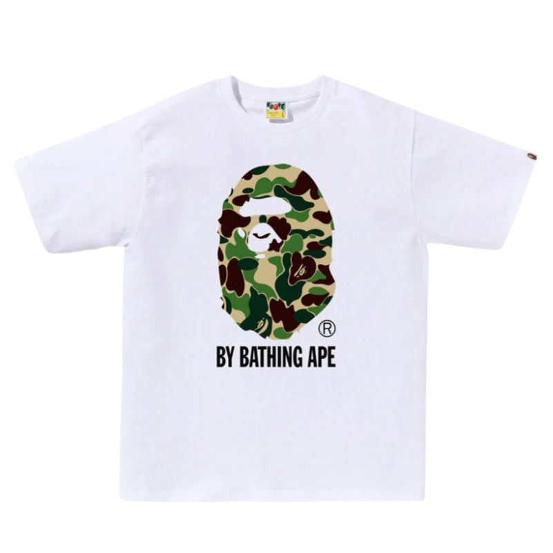 BAPE ABC Camo By Bathing Ape Tee (WHITE/GREEN)