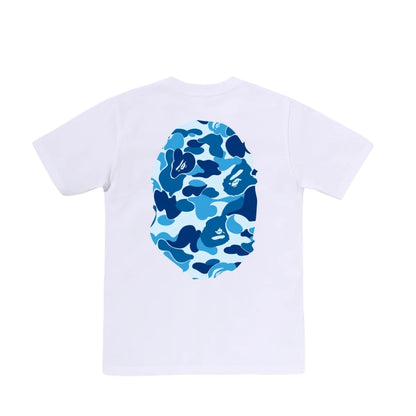 BAPE ABC Camo Big Ape Head Tee (WHITE/BLUE) LADIES