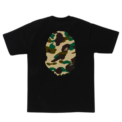 BAPE 1st Camo Big Ape Head Tee (BLACK/YELLOW)