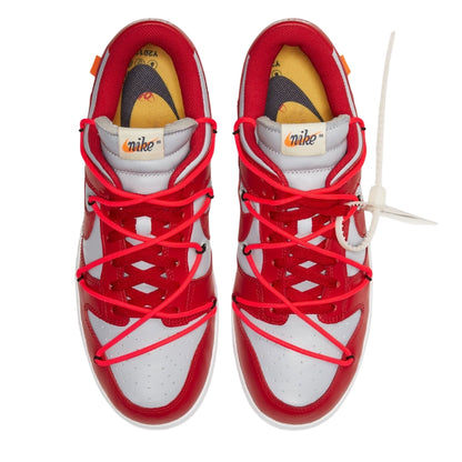 Nike Dunk Low x Off-White (UNIVERSITY RED)