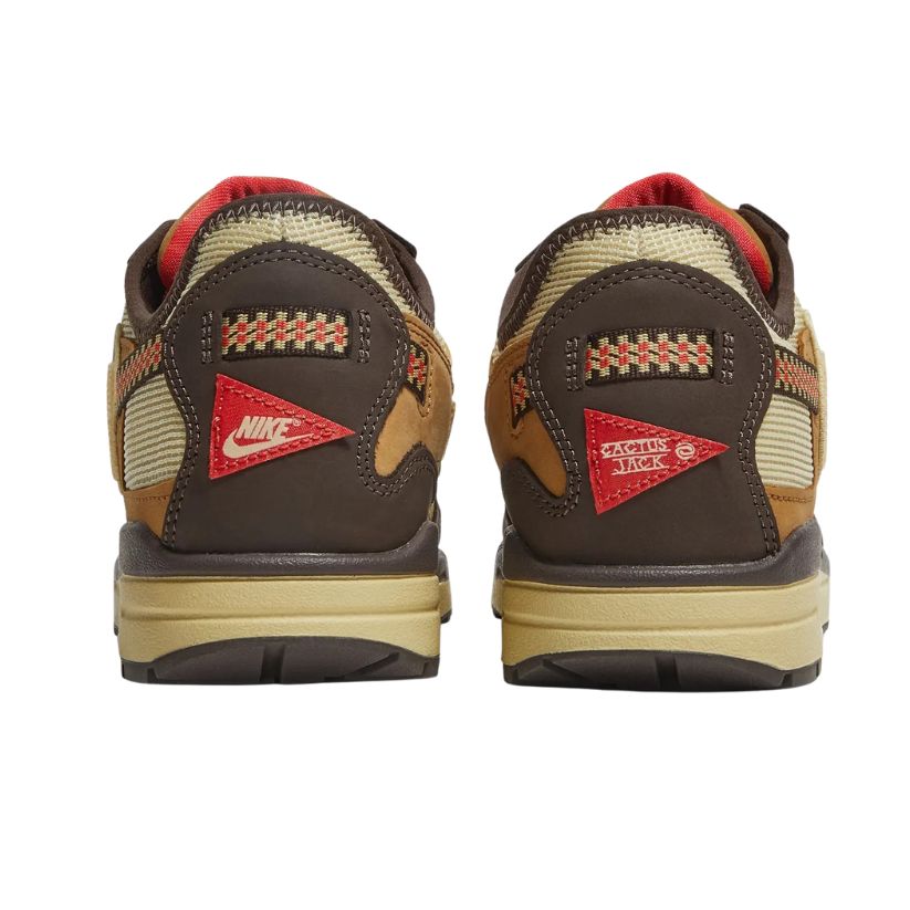Nike Air Max 1 Travis Scott Cactus Jack (BAROQUE BROWN)