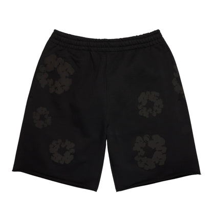 Denim Tears Mono Cotton Wreath Sweatshorts (BLACK)