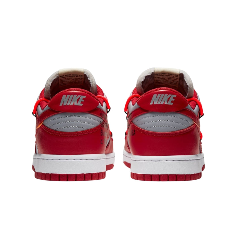 Nike Dunk Low x Off-White (UNIVERSITY RED)