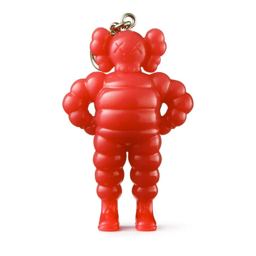 KAWS Tokyo First Chum Keychain Set (2021) Clear/White/Black/Yellow/Pink