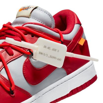 Nike Dunk Low x Off-White (UNIVERSITY RED)