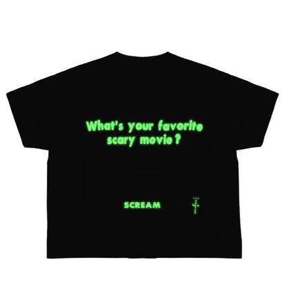 Travis Scott x Don Toliver x Scream Favorite Scary Movie Tee (BLACK)