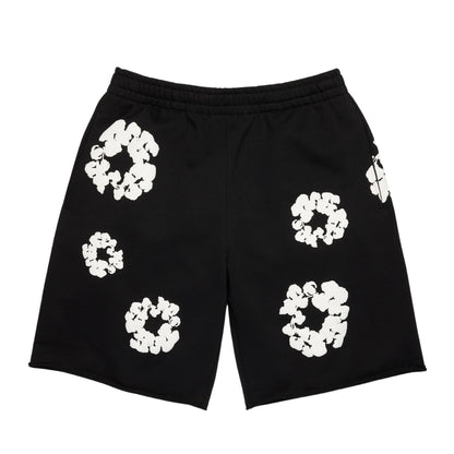 Denim Tears Cotton Wreath Sweatshorts (BLACK)