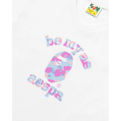 BAPE x aespa College Relaxed Fit Tee (WHITE)
