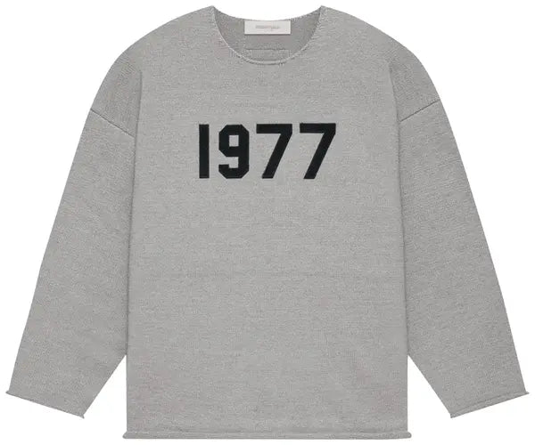FOG – ESSENTIALS Raw Edge Sweater (DARK OATMEAL)