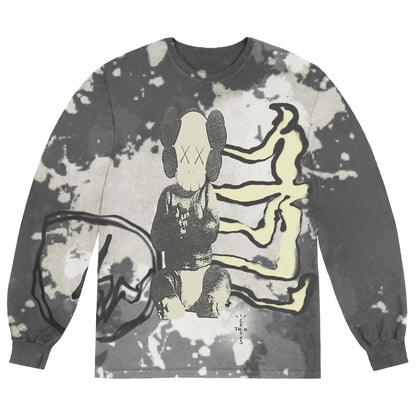 Travis Scott Cactus Jack x Kaws x Fragment L/S (TIE DYE)