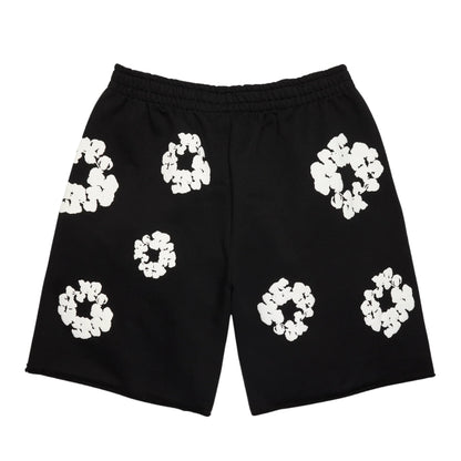 Denim Tears Cotton Wreath Sweatshorts (BLACK)