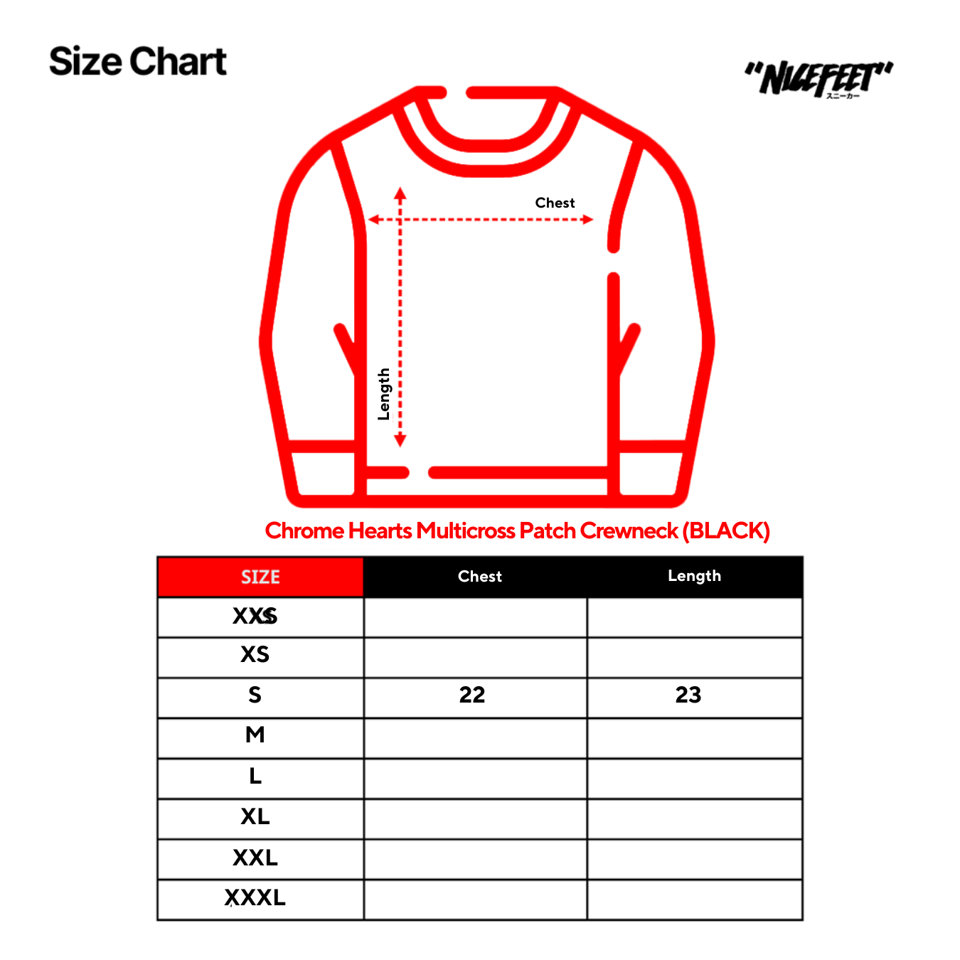 Chrome Hearts Multicross Patch Crewneck (BLACK)