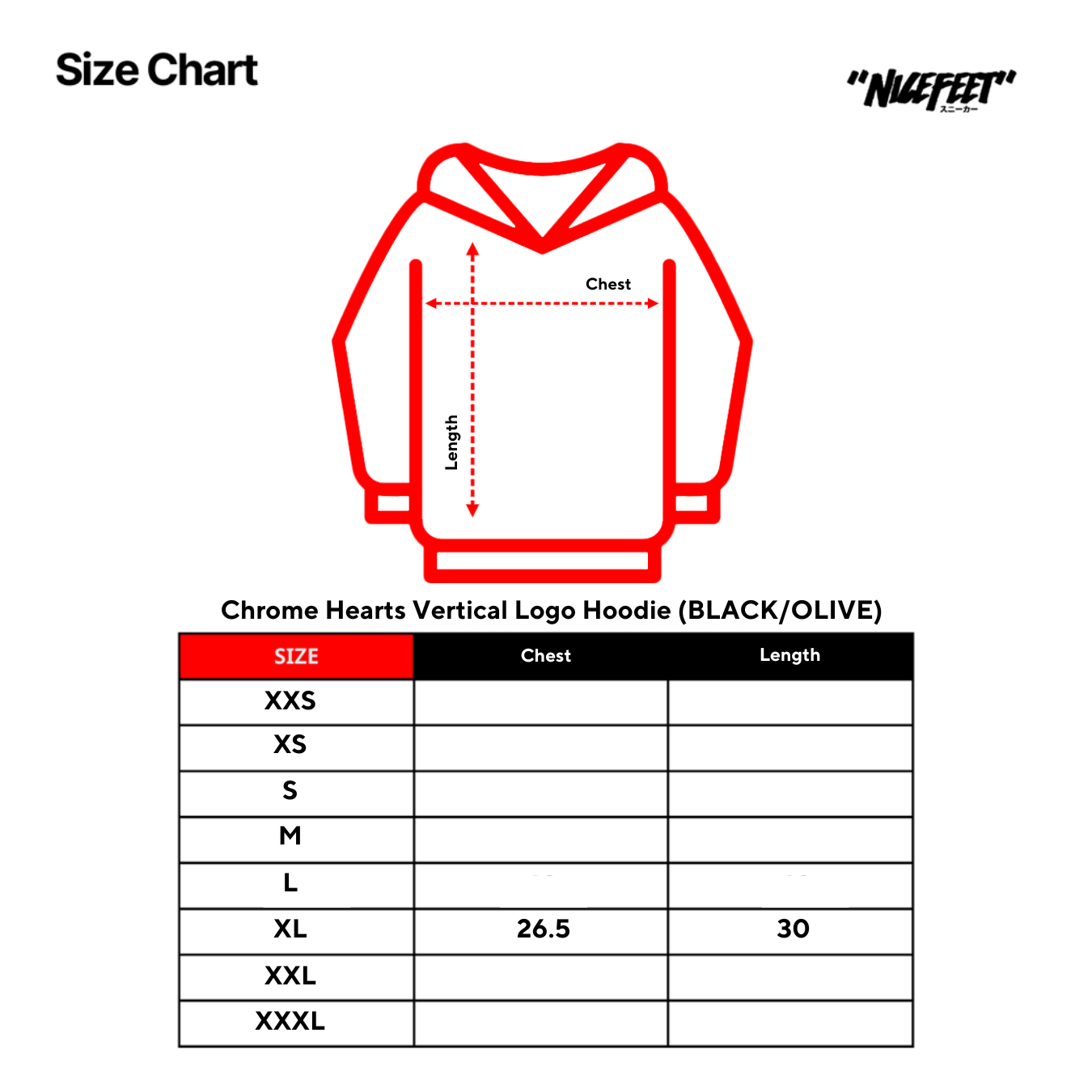Chrome Hearts Vertical Logo Hoodie (BLACK/OLIVE)