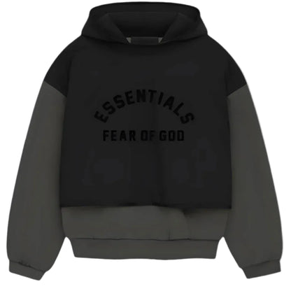 FOG – ESSENTIALS Nylon Fleece Hoodie Sweater (INK/JET BLACK)