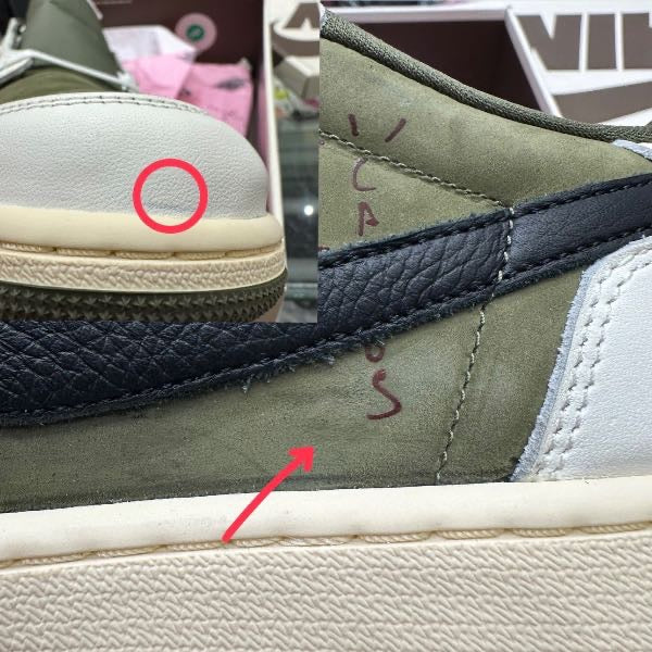 Nike Jordan 1 Retro Low OG SP X Travis Scott Medium Olive