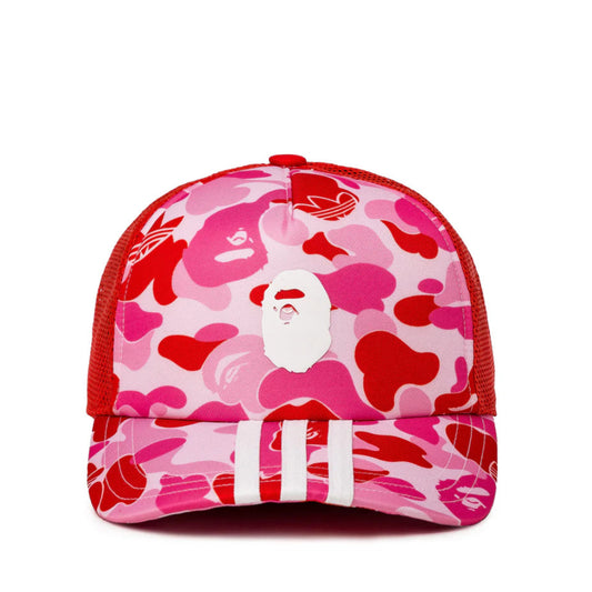 adidas x BAPE Camo Mesh Cap (PINK)
