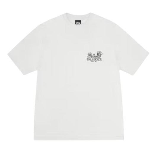 Stussy Tee Pool Service 颜料染色（本白）