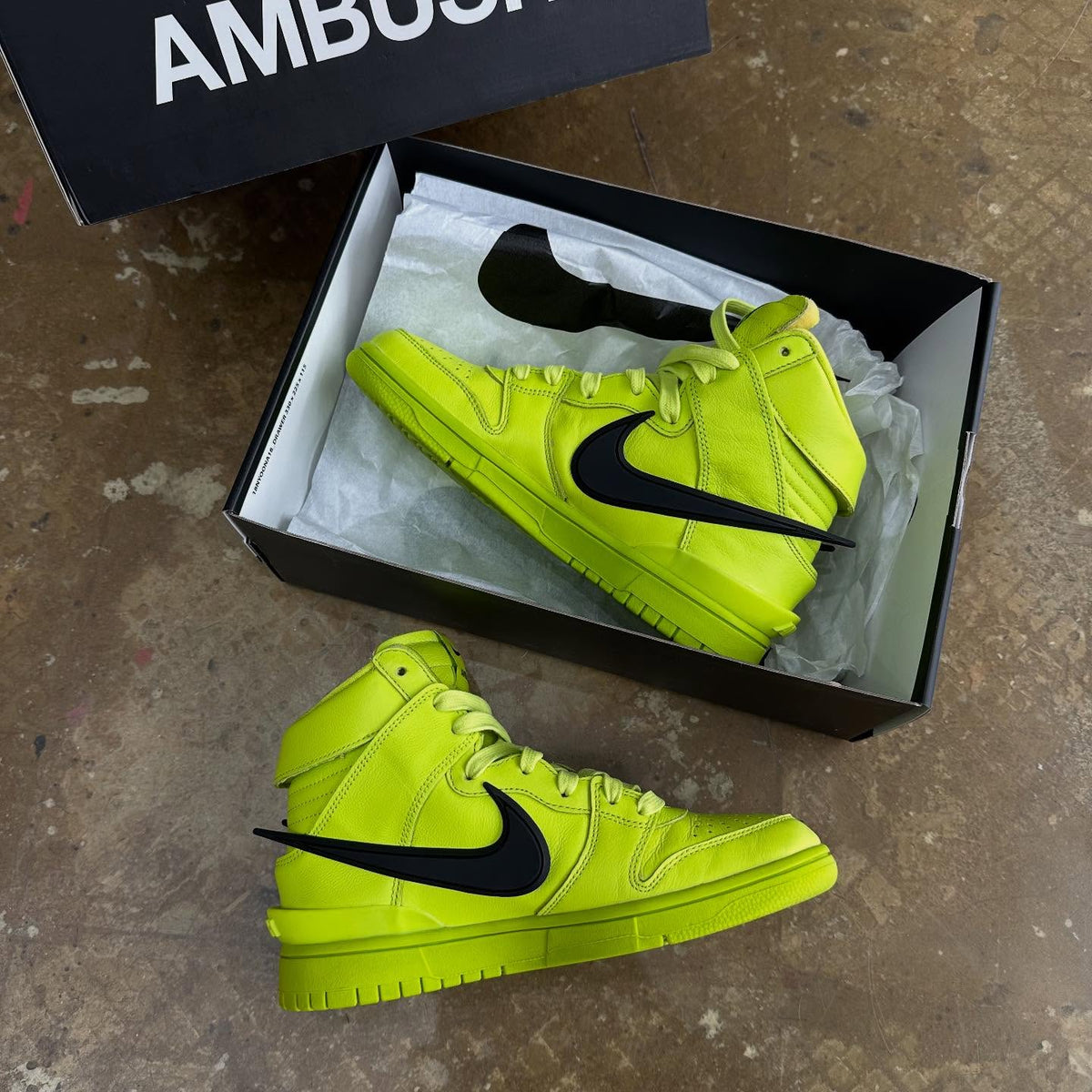 Nike Dunk High AMBUSH Flash “Lime”