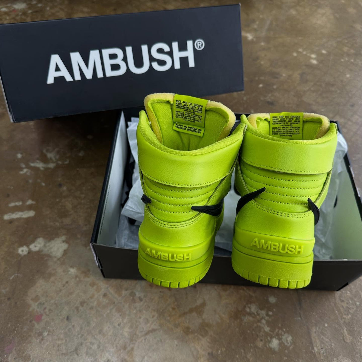Nike Dunk High AMBUSH Flash “Lime”